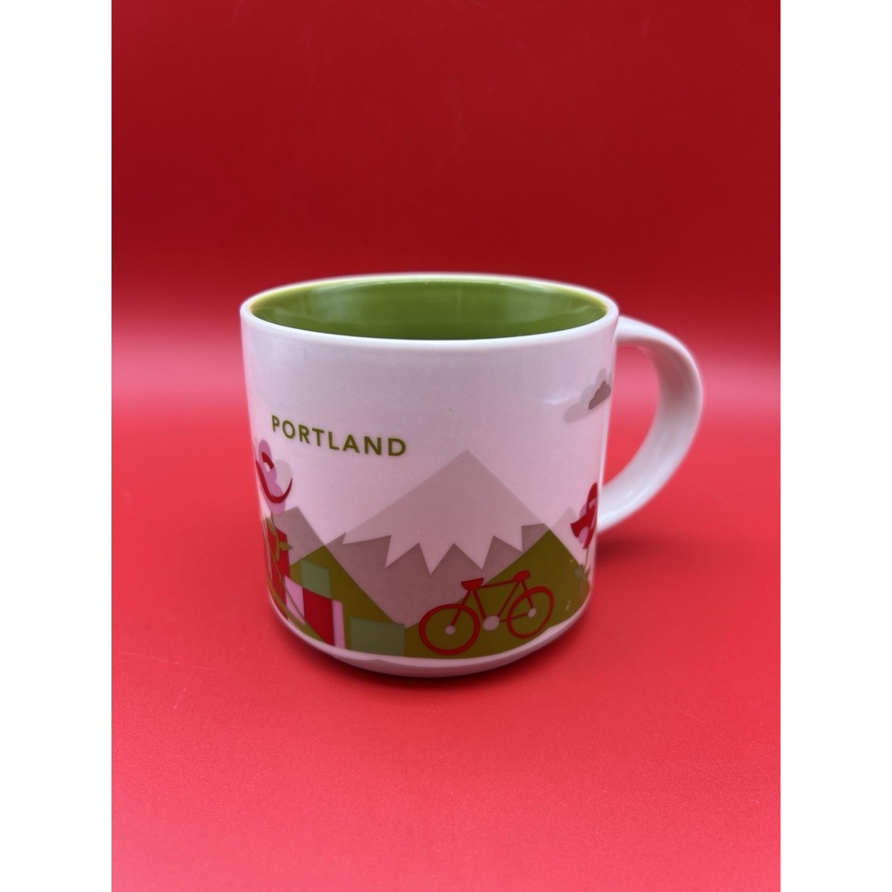 2013 Starbucks Portland Oregon You Are Here Collector Coffee Mug City 14Oz